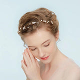 Bridal Headband Rhinestones Crystal Pearls Wedding Hair Accessory