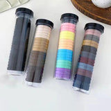 20pcs Girls Solid Big Rubber Band Ponytail Holder Gum Headwear