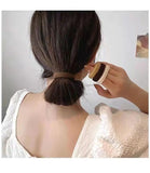 20pcs Girls Solid Big Rubber Band Ponytail Holder Gum Headwear