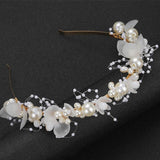 Crystal Flower Headband Bridal Wedding Crown Hair Accessories Tiara Headpiece