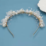 Crystal Flower Headband Bridal Wedding Crown Hair Accessories Tiara Headpiece