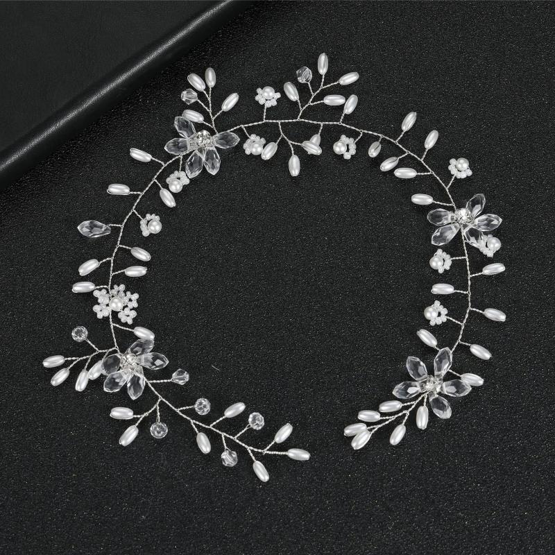 Crystal Rhinestones Bridal Headband Wedding Hair Vine