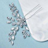 Rhinestone Flower Hair Forks Wedding Hair Accessories