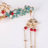 Chinese Hanfu Hair Crown Tassel Antique Jewelry
