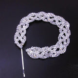 Rhinstone Hair Extension Chain Clip Hair Comb for Women