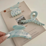 Rhinestone Light Shark Clip Acetic Acid Hair Claw Hair Accessories