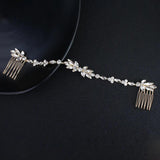 Crystal Headbands for Women Hair Combs Bridal Hair Jewelry Bride Headpiece