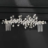 Golden Leaf Bridal Hair Comb Wedding Accessories