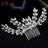 Crystal Bride Comb Bridal Hair Clips Rhinestone Headwear