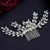 Crystal Bride Comb Bridal Hair Clips Rhinestone Headwear