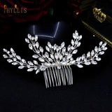 Crystal Bride Comb Bridal Hair Clips Rhinestone Headwear