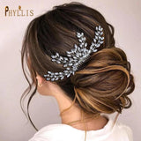 Crystal Bride Comb Bridal Hair Clips Rhinestone Headwear