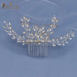Crystal Bride Comb Bridal Hair Clips Rhinestone Headwear