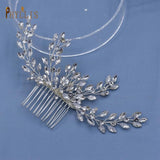 Crystal Bride Comb Bridal Hair Clips Rhinestone Headwear