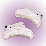 Cute Rabbit Hair Clips for Women Geometric Jewelry