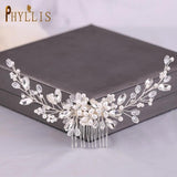 Vintage Bridal Comb Crystal Wedding Headpiece Rhinestone Hair Clips