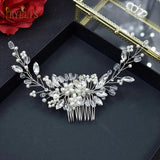 Vintage Bridal Comb Crystal Wedding Headpiece Rhinestone Hair Clips