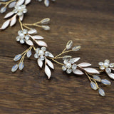 Hot Leaf Headband Golden Hair Decoration Band Wedding Hair Accessories