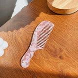 Fresh Resin Hair Comb for Women - Hot Marbling Hair Curls Shower Comb