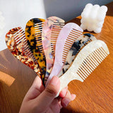 Fresh Resin Hair Comb for Women - Hot Marbling Hair Curls Shower Comb