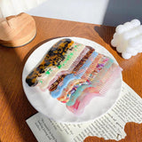 Fresh Resin Hair Comb for Women - Hot Marbling Hair Curls Shower Comb