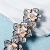 Efily Flower Pearl Hair Clip Barrettes Vintage Jewelry Head Accessories