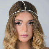 Rhinestone Hair Chain Joker Drops Headband Headdress