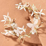 Pearl Headband Bridal Wedding Hair Accessories Bow Hairband