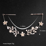 Rose Flower Crystal Headband Wedding Hair Ornaments