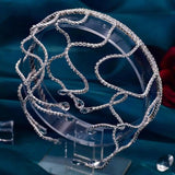 Baroque Wedding Tiara Crown Crystal Headband for Bride