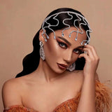 Baroque Wedding Tiara Crown Crystal Headband for Bride