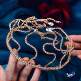 Baroque Wedding Tiara Crown Crystal Headband for Bride