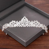 Small Silver Rhinestone Headband Tiara for Girls