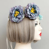 Boho Flower Crown Headband Tassel Fringe Hair Garland