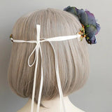 Boho Flower Crown Headband Tassel Fringe Hair Garland
