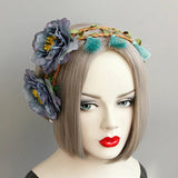 Boho Flower Crown Headband Tassel Fringe Hair Garland