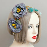 Boho Flower Crown Headband Tassel Fringe Hair Garland