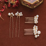 Bridal Hair Combs Pearl Wedding Hair Accessories