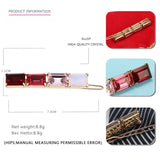 Crystal Hair Clips Alloy Hair Clip for Women Rhinestone Hair Pins