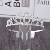 Rhinestone Birthday Tiara Hairbands for Girls and Ladies