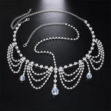 Stonefans Multi-layer Head Chain Wedding Jewellery Bride Forehead Hair Accessory