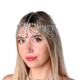 Stonefans Multi-layer Head Chain Wedding Jewellery Bride Forehead Hair Accessory