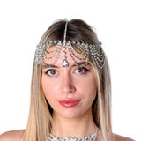 Stonefans Multi-layer Head Chain Wedding Jewellery Bride Forehead Hair Accessory