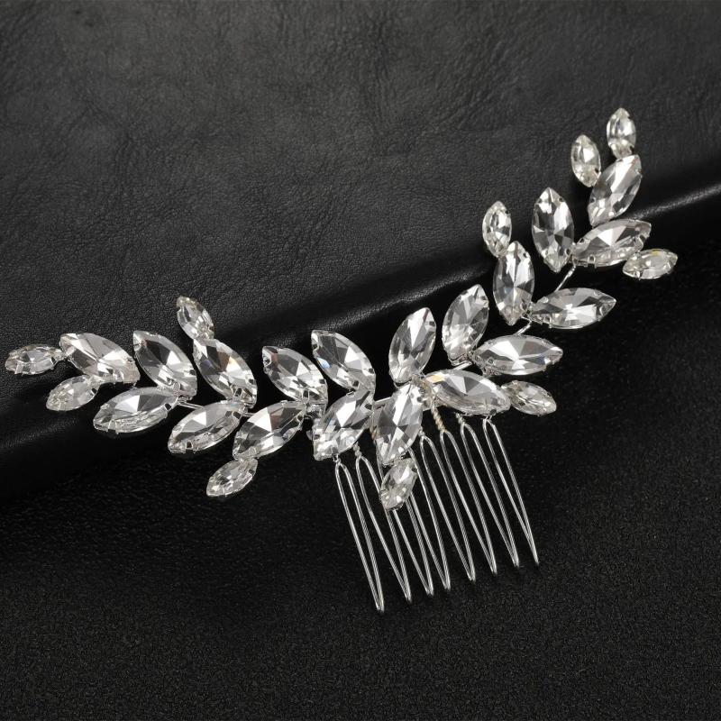 Crystal Combs Wedding Hair Accessories Silver Comb M465