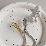 Rhinestone Tassel Chain Hair Fork Hairpins for Women