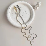 Rhinestone Tassel Chain Hair Fork Hairpins for Women