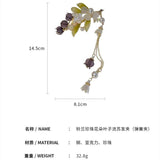 Pearl Tassel Spring Hair Clip Chinese Style Lily of the Valley Hair Jewelry