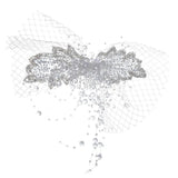 Crystal Hair Clip Veil Fringe Headwear Bride Wedding Accessories
