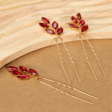 Opal Crystal Bridal Hair Pins Wedding Headpiece Bobby Pin