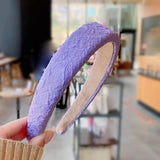 Romantic Hairbands Wedding Hair Accessories Bridal Headbands Purple Jewelry